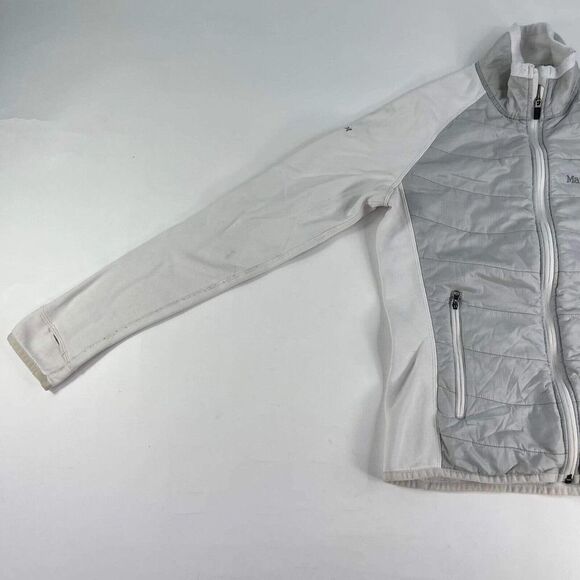 Marmot Ladies Off White Variant Polartec jacket Size S Insulated Layer Thermal - Picture 4 of 11